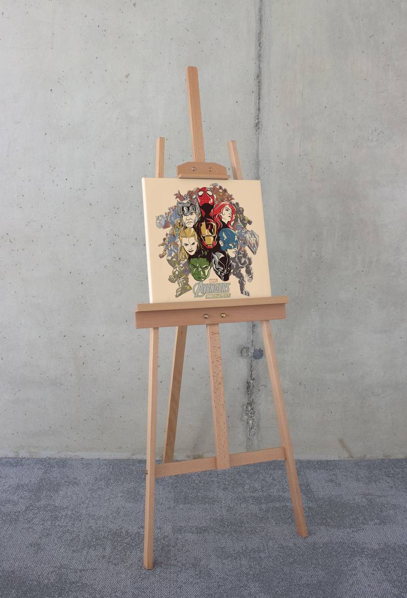 home24 Bild Avengers Strike Back 40 x 40 x 2cm Multicolor von home24