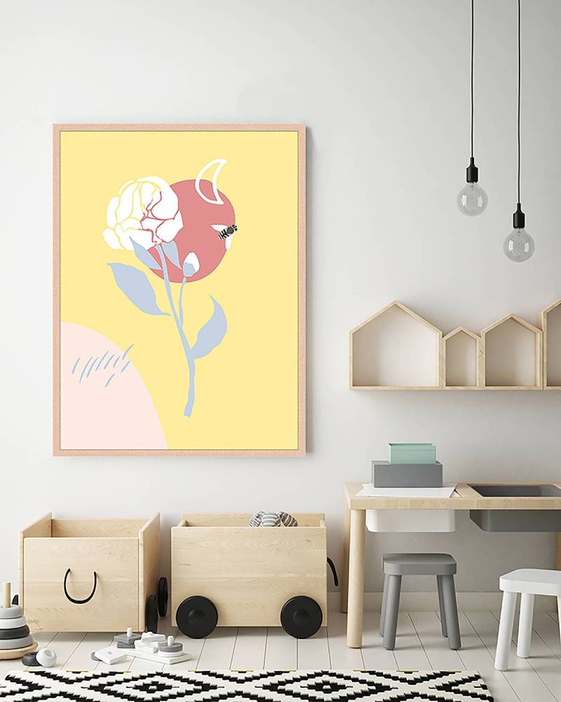 home24 Bild Colorful Spring 63 x 83cm Multicolor von home24