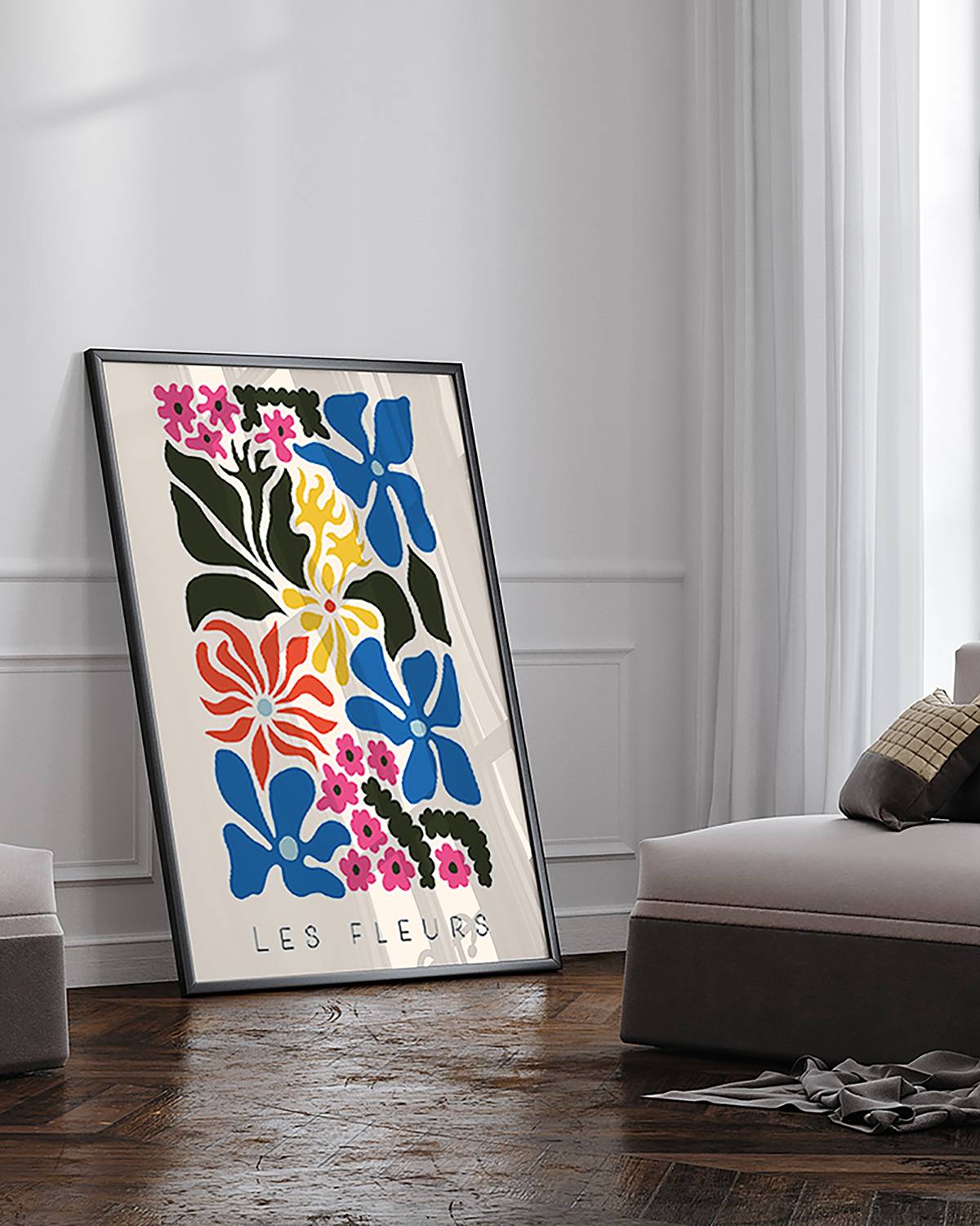 home24 Bild Les Fleurs Rahmen: Buche Massiv, lackiert Abdeckung: Acrylglas Multicolor 73 x 93cm home24 Bild Les Fleurs Rahmen: Buche Massiv, lackiert Abdeckung: Acrylglas Multicolor 73 x 93cm von home24