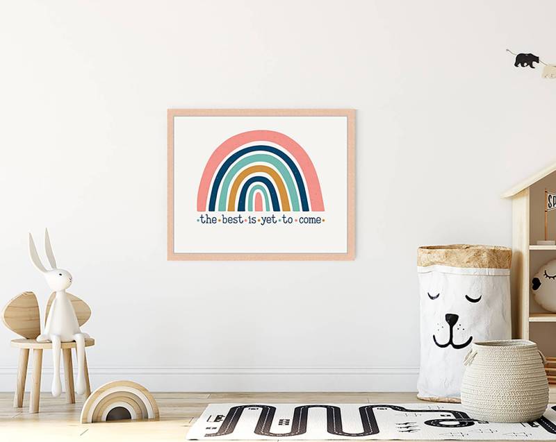 home24 Bild The Best Is Yet To Come 43 x 53cm Multicolor von home24