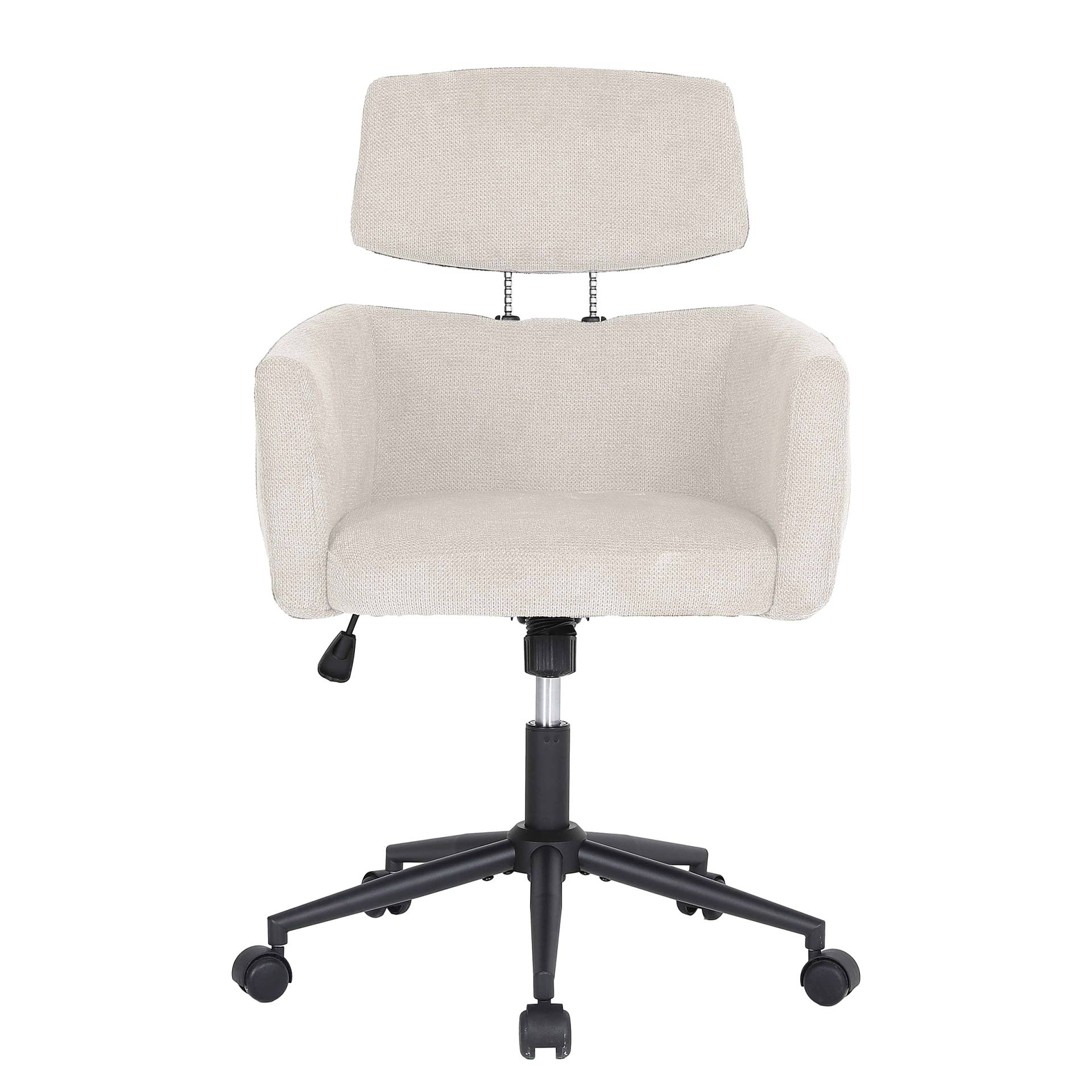 home24 Bürodrehstuhl Goulan 53 x 33 x 63cm Beige/Cremeweiß home24 Bürodrehstuhl Goulan 53 x 33 x 63cm Beige/Cremeweiß von home24