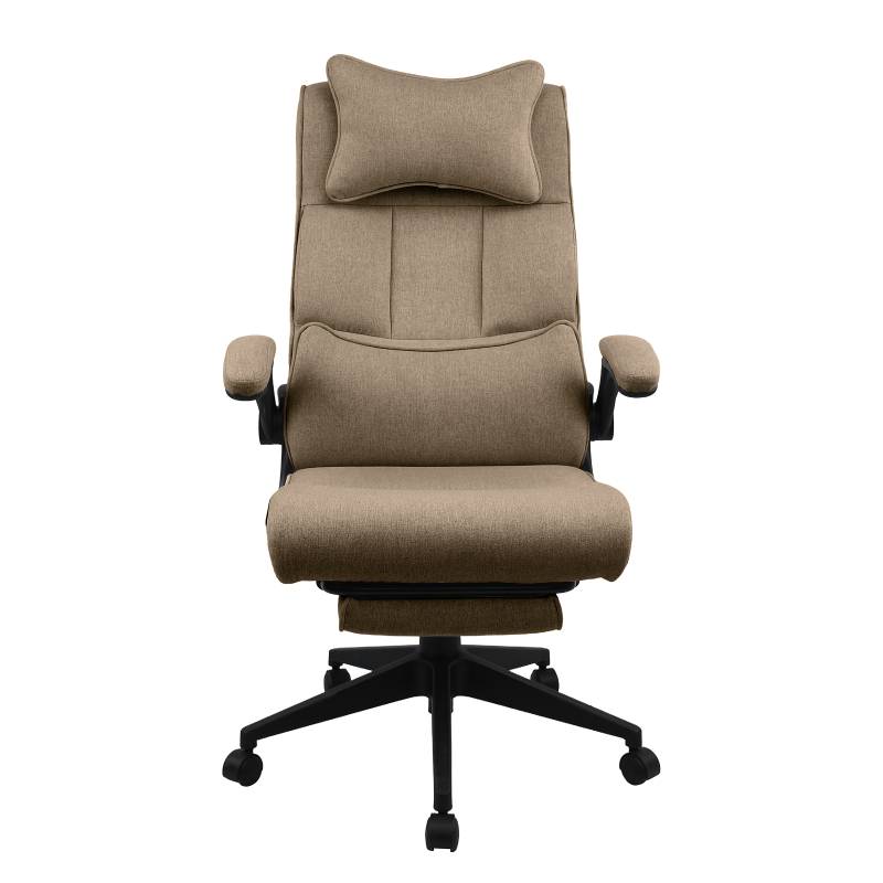 home24 Bürodrehstuhl LALOVA mit Fußablage 68 x 116 x 71cm Braun/Braun home24 Bürodrehstuhl LALOVA mit Fußablage 68 x 116 x 71cm Braun/Braun von home24