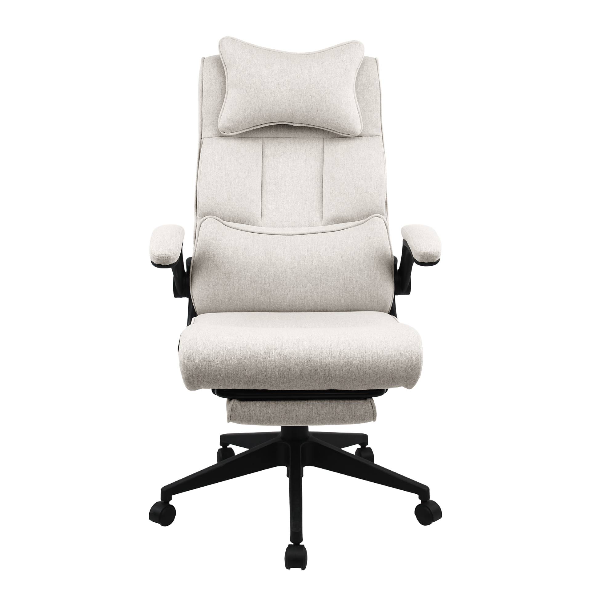 home24 Bürodrehstuhl LALOVA mit Fußablage 68 x 116 x 71cm Grau/Lichtgrau home24 Bürodrehstuhl LALOVA mit Fußablage 68 x 116 x 71cm Grau/Lichtgrau von home24