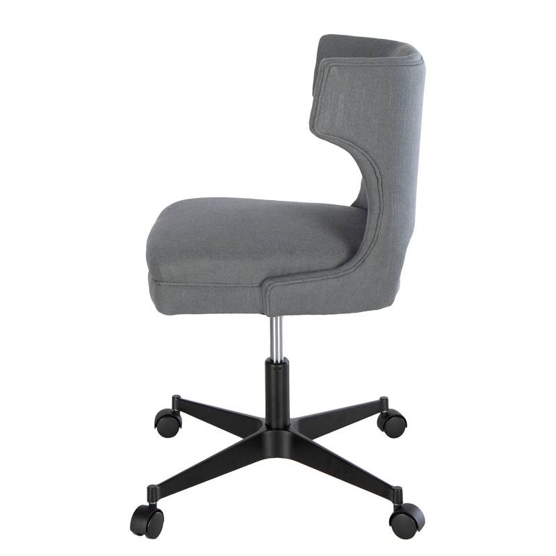 home24 Bürostuhl Chris 52 x 80 x 56cm Grau/Dunkelgrau von home24