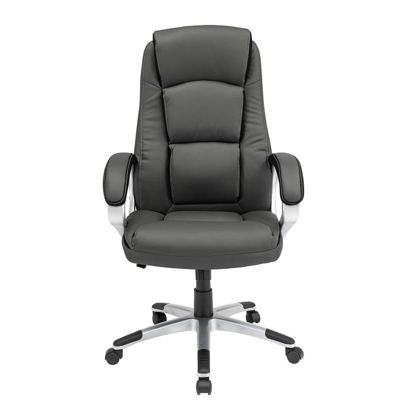 home24 Bürostuhl Viemba 66 x 123 x 74cm Grau von home24