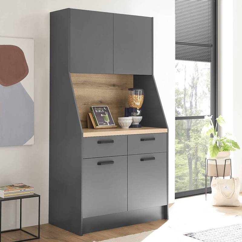 home24 Buffet 103cm Grau von home24