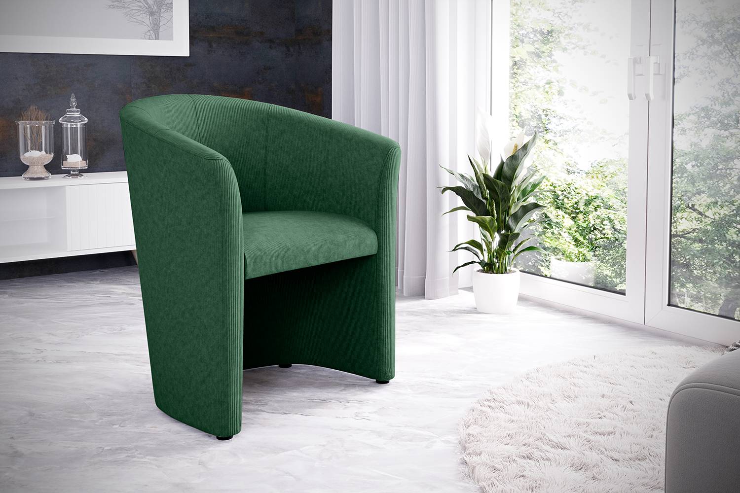 home24 Cocktailsessel Sinclair Grün Cordstoff Onika 66 x 75 x 56cm home24 Cocktailsessel Sinclair Grün Cordstoff Onika 66 x 75 x 56cm von home24