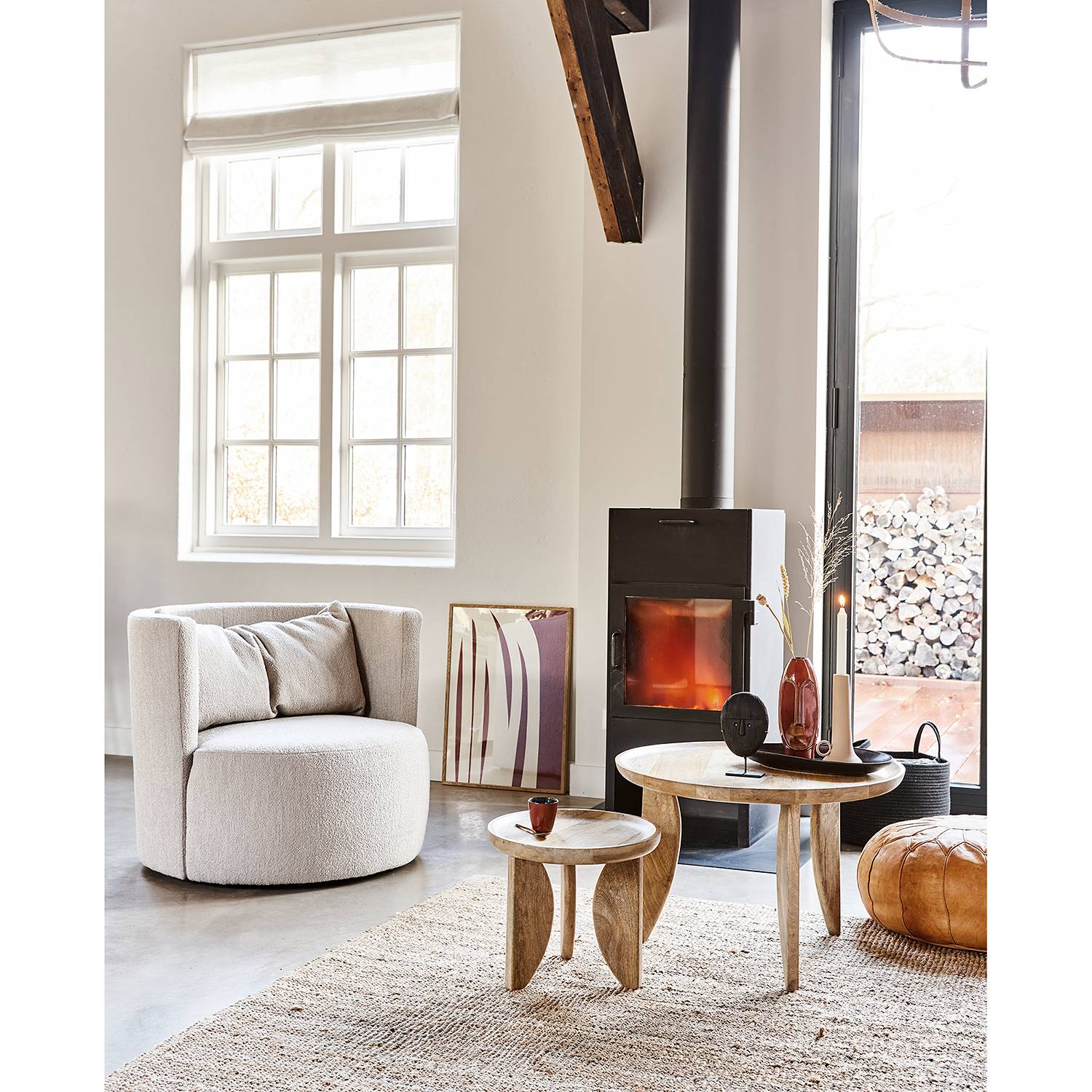 home24 Couchtisch Strup 2er-Set Ø 70cm Braun home24 Couchtisch Strup 2er-Set Ø 70cm Braun von home24