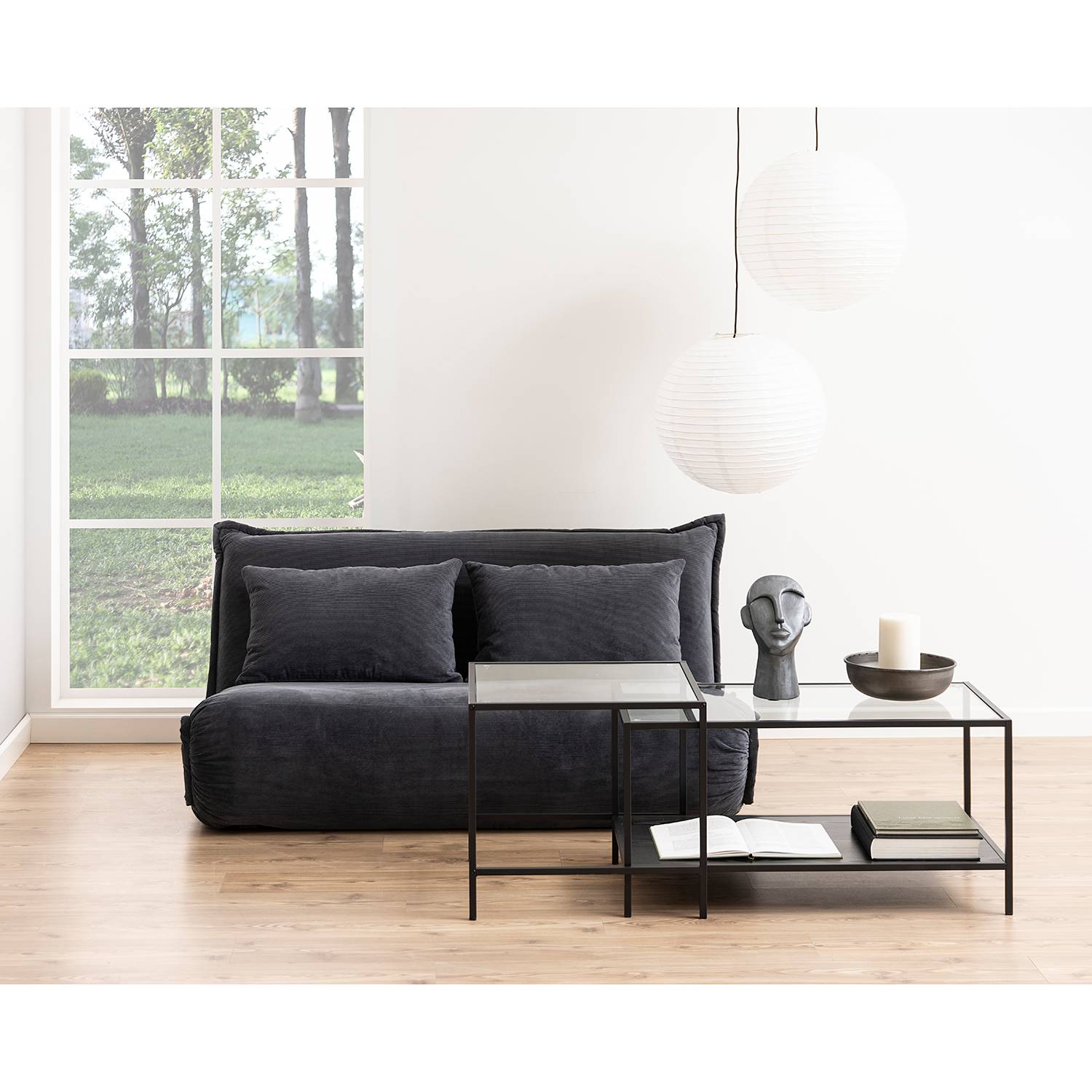 home24 Couchtisch VII 2er-Set 90 x 55 x 55cm Schwarz home24 Couchtisch VII 2er-Set 90 x 55 x 55cm Schwarz von home24