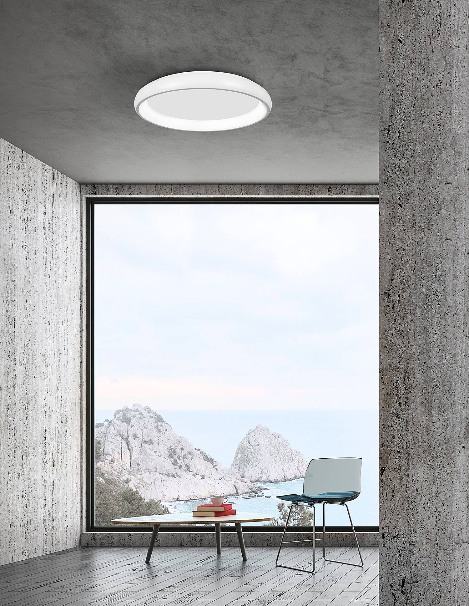 home24 Deckenleuchte Albi Ø 61cm Weiß/Weiß Kabel ABS, Fassung ABS, Baldachin Aluminium, Gehäuse Leuchte Aluminium Nicht austauschbare LEDs LED-Platine home24 Deckenleuchte Albi Ø 61cm Weiß/Weiß Kabel ABS, Fassung ABS, Baldachin Aluminium, Gehäuse Leuchte Aluminium Nicht austauschbare LEDs LED-Platine von home24