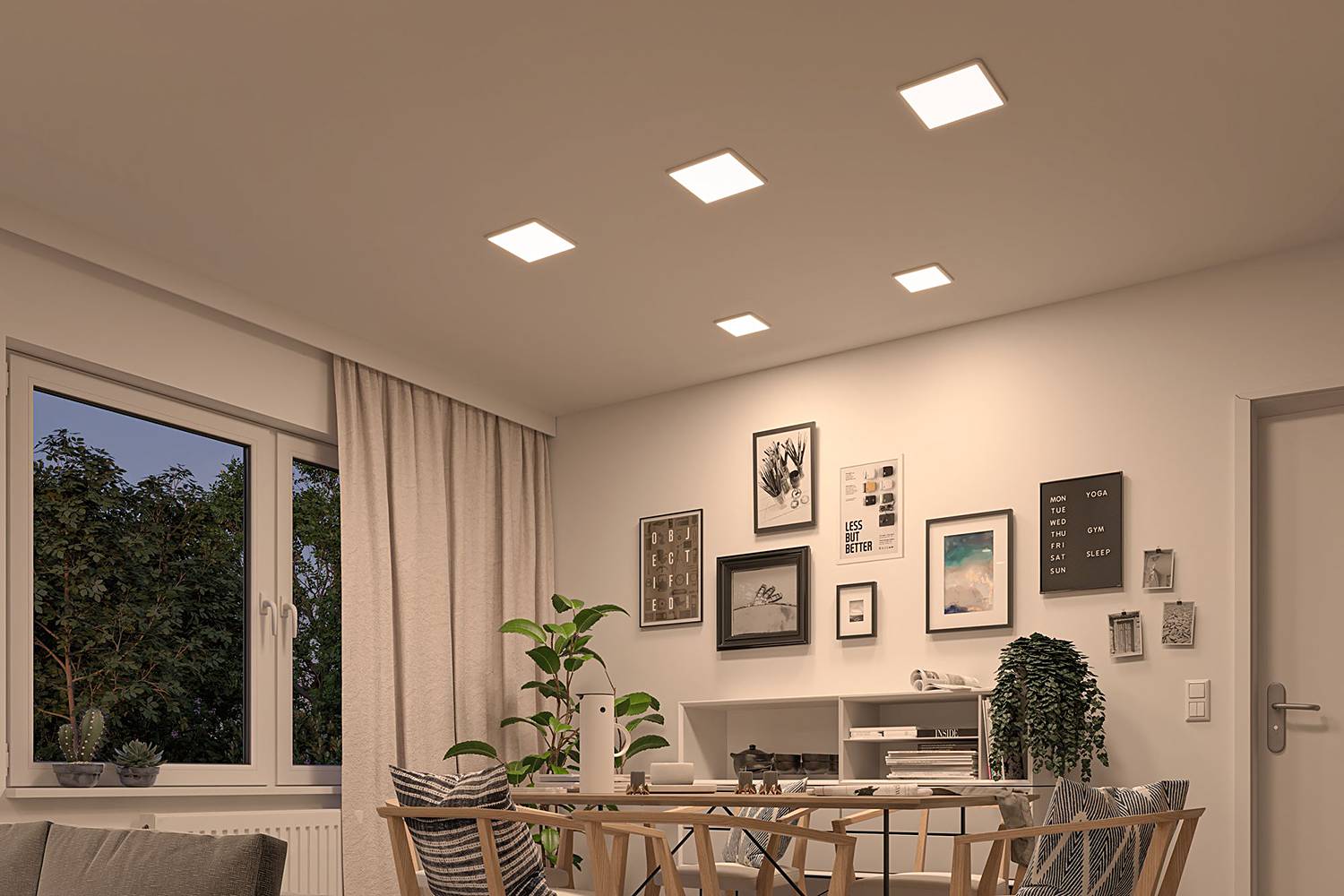 home24 Deckenleuchte Areo 3-Step-Dim 18 x 2cm Weiß Polycarbonat LED LED-Platine home24 Deckenleuchte Areo 3-Step-Dim 18 x 2cm Weiß Polycarbonat LED LED-Platine von home24