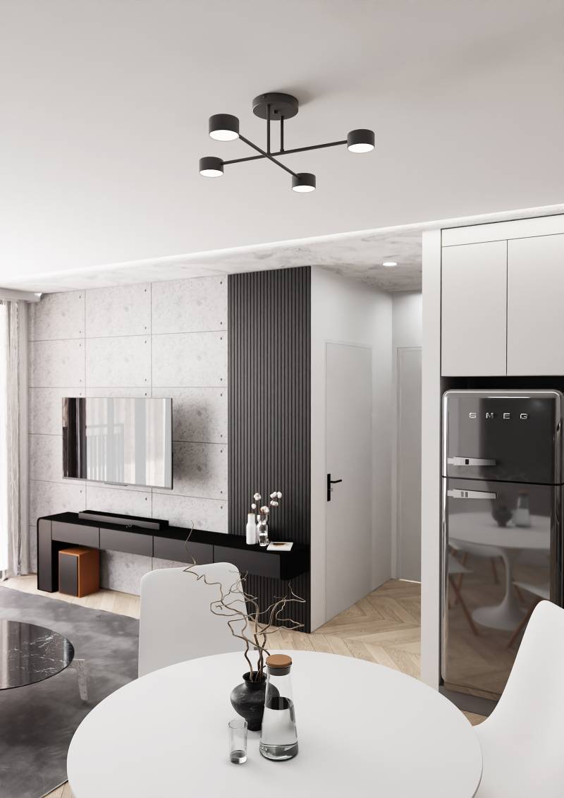 home24 Deckenleuchte Halo 60 x 20 x 60cm Schwarz/Schwarz 4 Material: Metall Metallart: Stahl Oberfläche Metall: Pulverbeschichtet Glühlampe GX53 home24 Deckenleuchte Halo 60 x 20 x 60cm Schwarz/Schwarz 4 Material: Metall Metallart: Stahl Oberfläche Metall: Pulverbeschichtet Glühlampe GX53 von home24