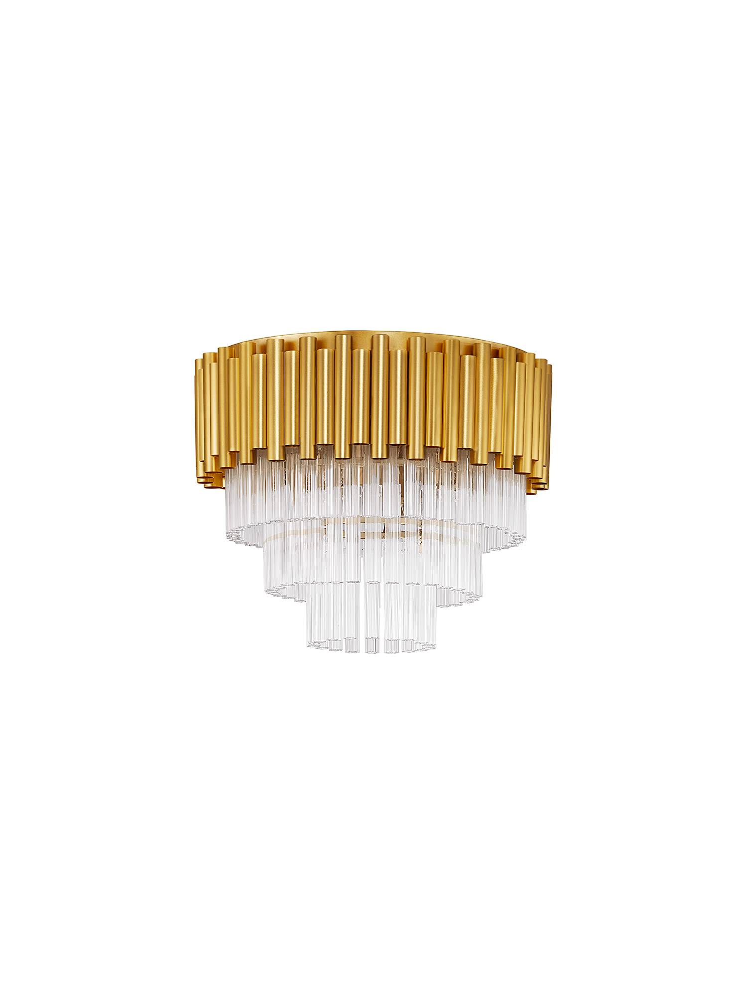 home24 Deckenleuchte Magnolia Typ A Ø 40cm Gold/Gold Kabel ABS, Fassung ABS, Baldachin Aluminium, Gehäuse Leuchte Aluminium LED/Glühlampe E14 home24 Deckenleuchte Magnolia Typ A Ø 40cm Gold/Gold Kabel ABS, Fassung ABS, Baldachin Aluminium, Gehäuse Leuchte Aluminium LED/Glühlampe E14 von home24