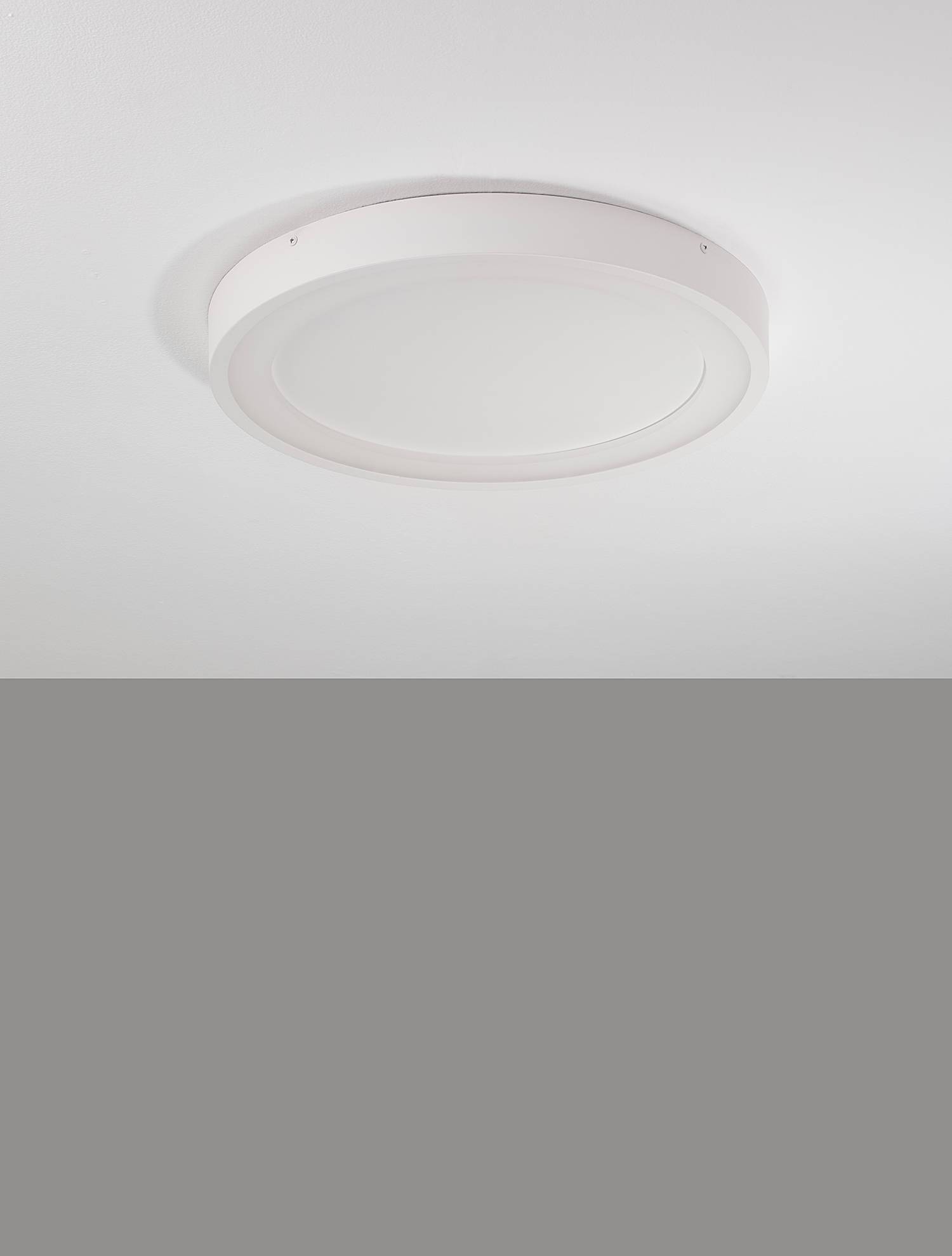 home24 Deckenleuchte Nodi Ø 45cm Weiß/Weiß Kabel ABS, Fassung ABS, Baldachin Aluminium, Gehäuse Leuchte Aluminium Nicht austauschbare LEDs LED-Platine home24 Deckenleuchte Nodi Ø 45cm Weiß/Weiß Kabel ABS, Fassung ABS, Baldachin Aluminium, Gehäuse Leuchte Aluminium Nicht austauschbare LEDs LED-Platine von home24