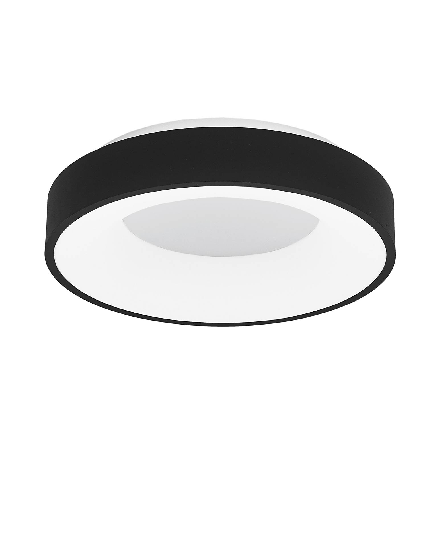 home24 Deckenleuchte Rando Thin Ø 38cm Schwarz/Schwarz Kabel ABS, Fassung ABS, Baldachin Aluminium, Gehäuse Leuchte Aluminium Nicht austauschbare LEDs home24 Deckenleuchte Rando Thin Ø 38cm Schwarz/Schwarz Kabel ABS, Fassung ABS, Baldachin Aluminium, Gehäuse Leuchte Aluminium Nicht austauschbare LEDs von home24