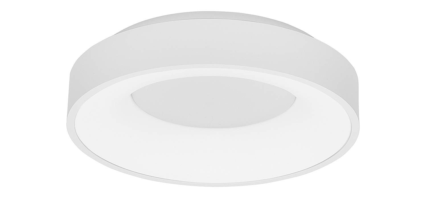 home24 Deckenleuchte Rando Thin Ø 38cm Weiß/Weiß Kabel ABS, Fassung ABS, Baldachin Aluminium, Gehäuse Leuchte Aluminium Nicht austauschbare LEDs home24 Deckenleuchte Rando Thin Ø 38cm Weiß/Weiß Kabel ABS, Fassung ABS, Baldachin Aluminium, Gehäuse Leuchte Aluminium Nicht austauschbare LEDs von home24