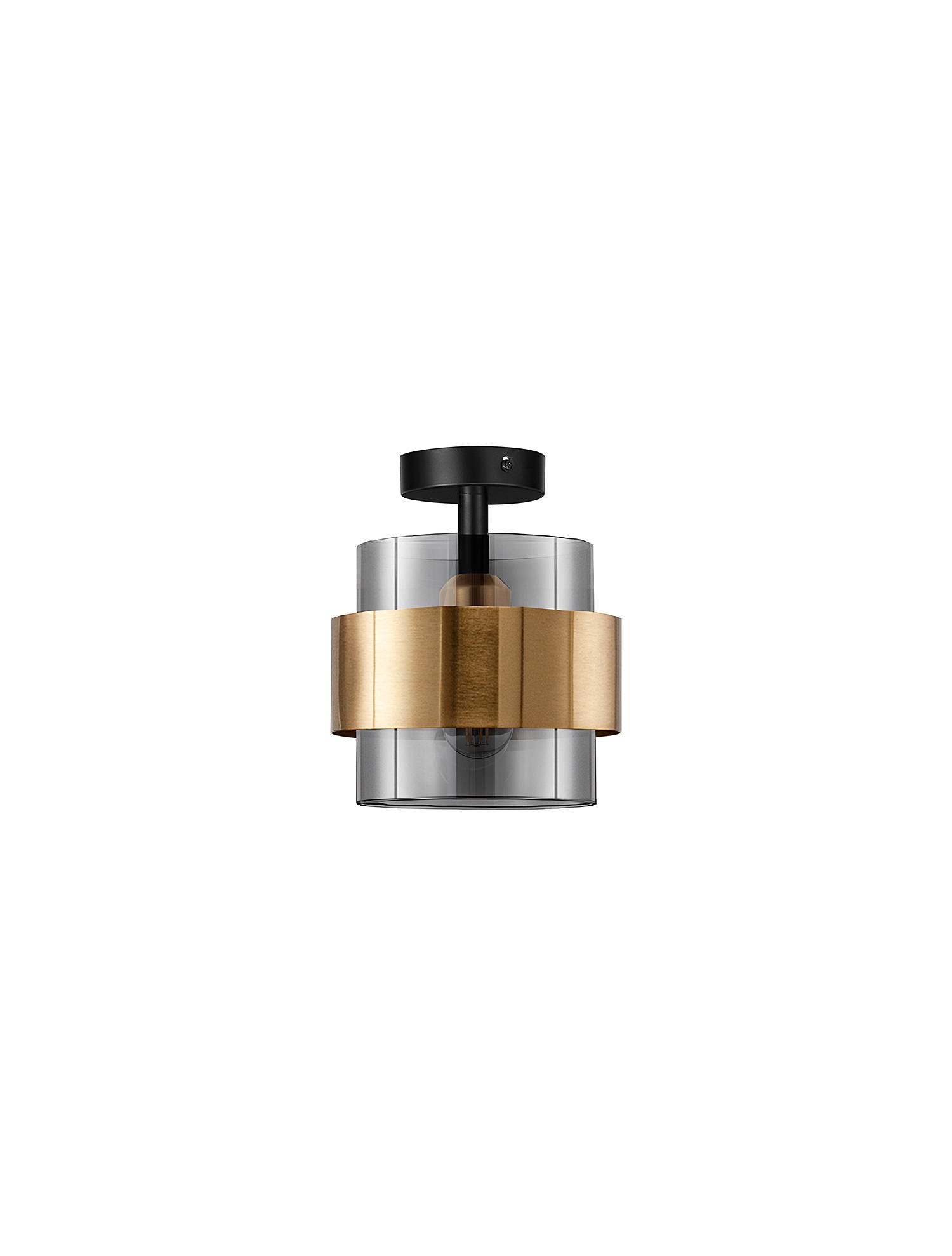 home24 Deckenleuchte Sianna Typ A Ø 18cm Gold/Schwarz Kabel ABS, Fassung ABS, Baldachin Aluminium, Gehäuse Leuchte Aluminium LED/Smart Home/Glühlampe home24 Deckenleuchte Sianna Typ A Ø 18cm Gold/Schwarz Kabel ABS, Fassung ABS, Baldachin Aluminium, Gehäuse Leuchte Aluminium LED/Smart Home/Glühlampe von home24