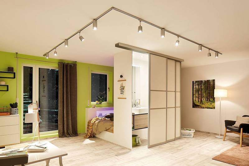 home24 Deckenleuchte Spot Cover 6 x 14 x 9cm Silber/Chrom Aluminium, lackiert Polycarbonat GU10 von home24