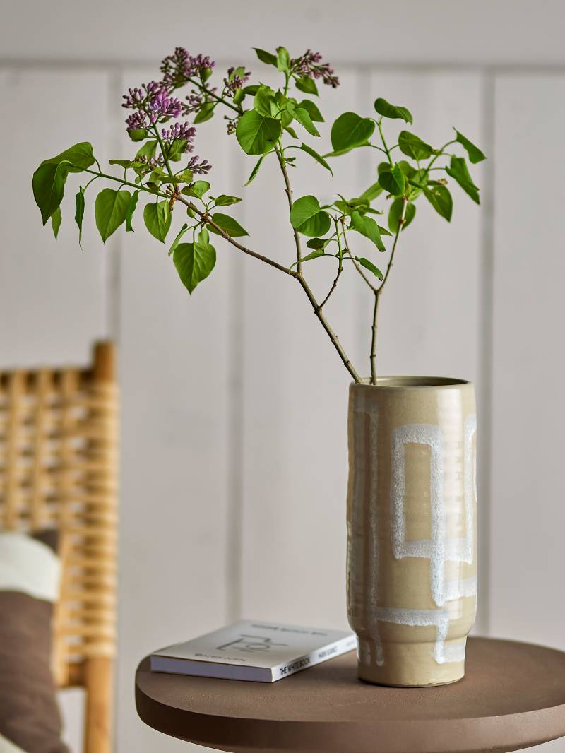 home24 Deko-Vase Vefa 29 x 12 x 12cm Braun von home24