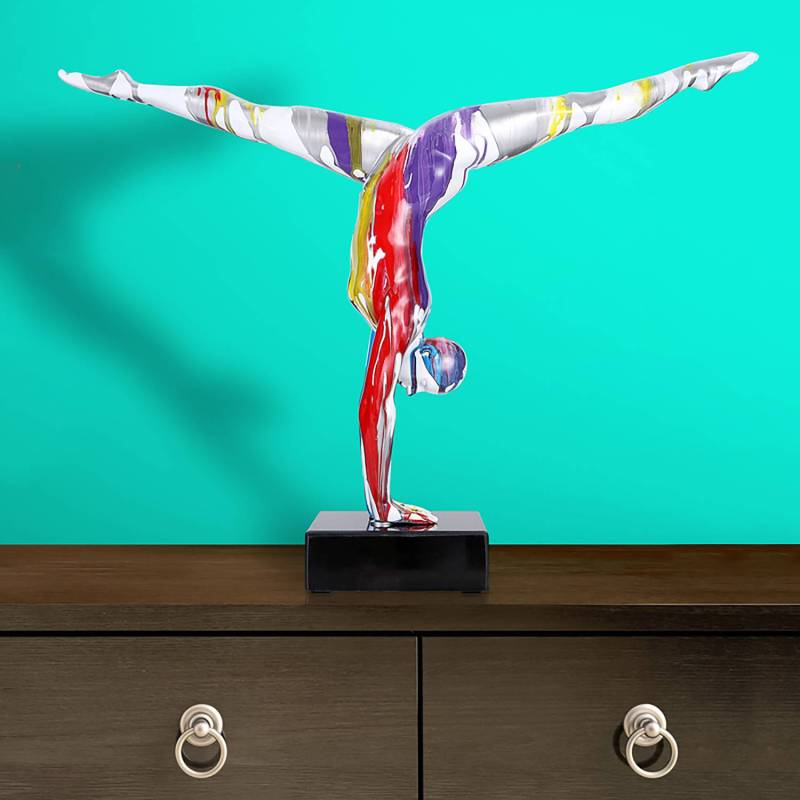 home24 Dekofigur Athlete 64 x 51 x 15cm Multicolor/Multicolor von home24