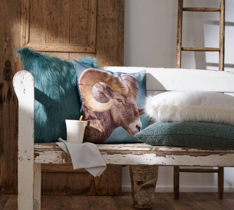 home24 Dekokissen Lars Türkis/Türkis 45 x 45cm 50% Polyacryl 50% Polyester home24 Dekokissen Lars Türkis/Türkis 45 x 45cm 50% Polyacryl 50% Polyester von home24