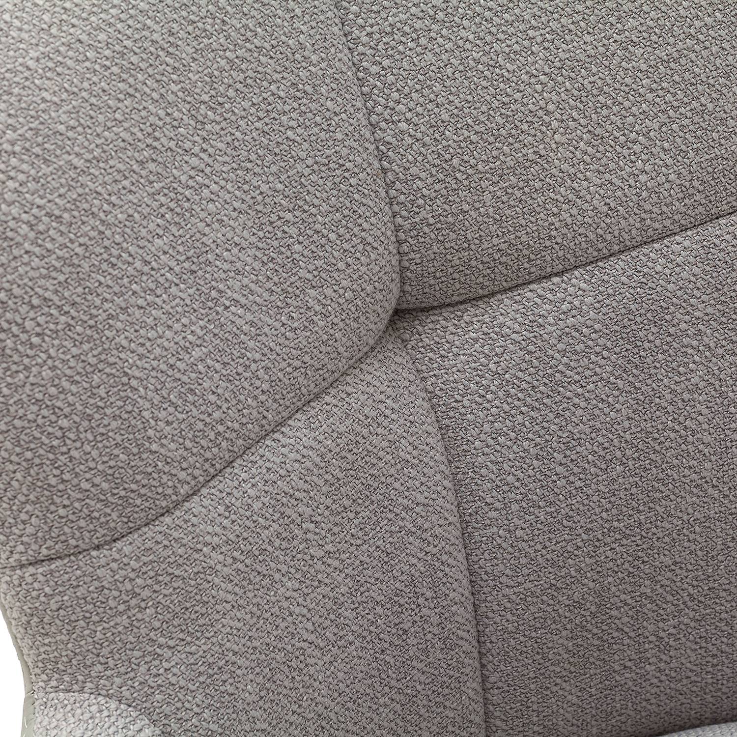 home24 Drehbarer Armlehnenstuhl Cervina 2er-Set 60 x 87 x 64cm Grau/Grau von home24