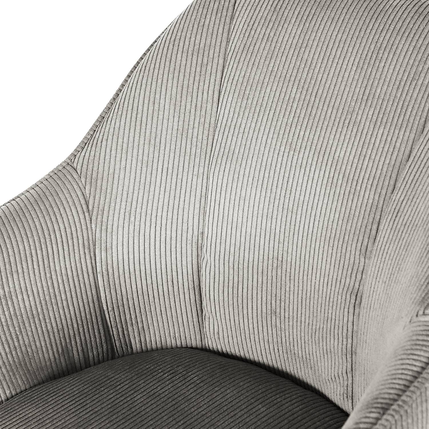 home24 Drehbarer Armlehnenstuhl FUENTES 2er-Set 60 x 83 x 65cm Cordstoff Caron: Hellgrau Grau home24 Drehbarer Armlehnenstuhl FUENTES 2er-Set 60 x 83 x 65cm Cordstoff Caron: Hellgrau Grau von home24