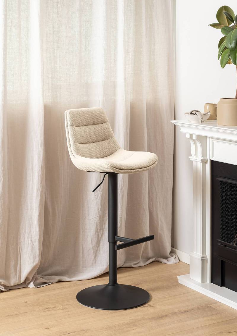 home24 Drehbarer Barhocker TENBY 2er Set 47 x 95 x 53cm von home24