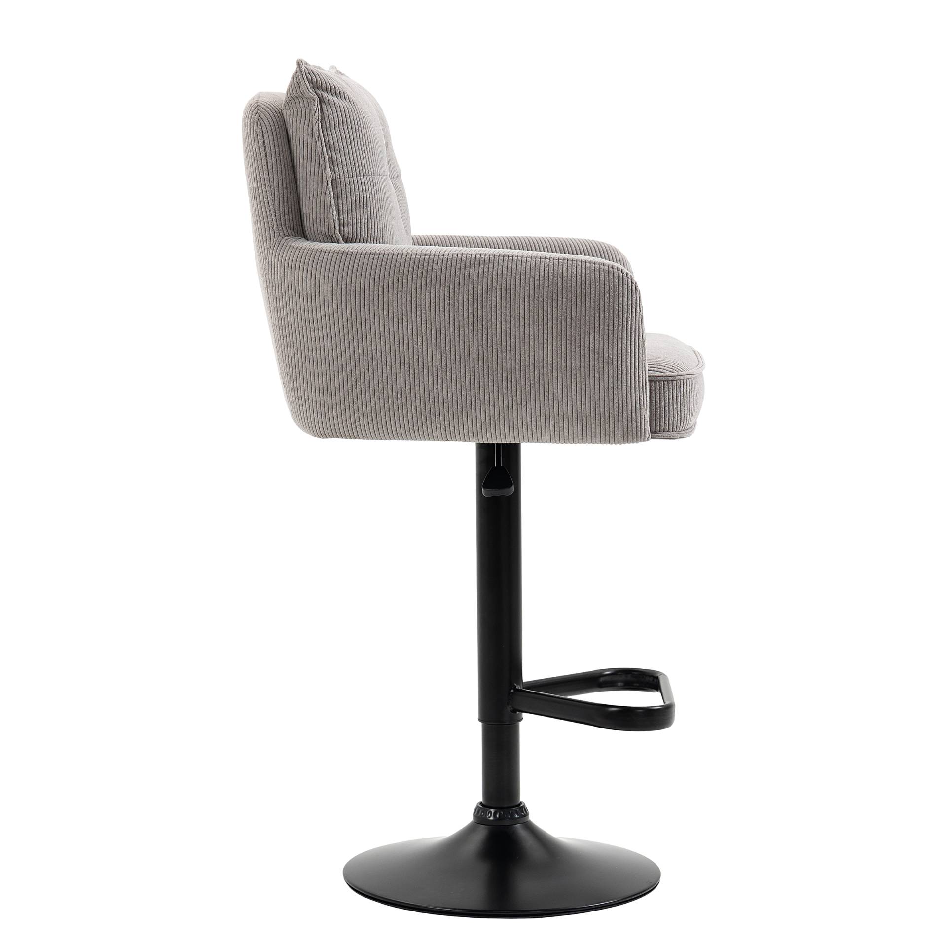 home24 Drehbarer Barstuhl DIDRIP 2er-Set 54 x 98 x 58cm Lichtgrau Teller home24 Drehbarer Barstuhl DIDRIP 2er-Set 54 x 98 x 58cm Lichtgrau Teller von home24