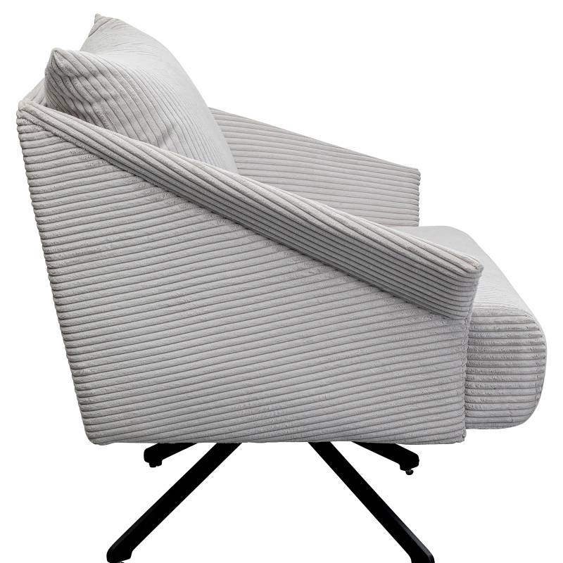 home24 Drehsessel Milo Beige/Beige Cord 83 x 75 x 78cm home24 Drehsessel Milo Beige/Beige Cord 83 x 75 x 78cm von home24