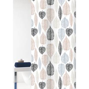 home24 Duschvorhang Duetto Polyester PVC Weiß 180 x 200cm von home24