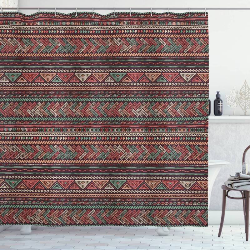 home24 Duschvorhang Latina Webstoff Multicolor 175 x 240cm von home24