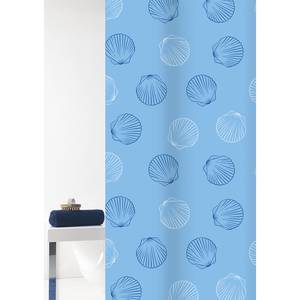 home24 Duschvorhang Mara Polyester PVC Weiß 180 x 200cm von home24