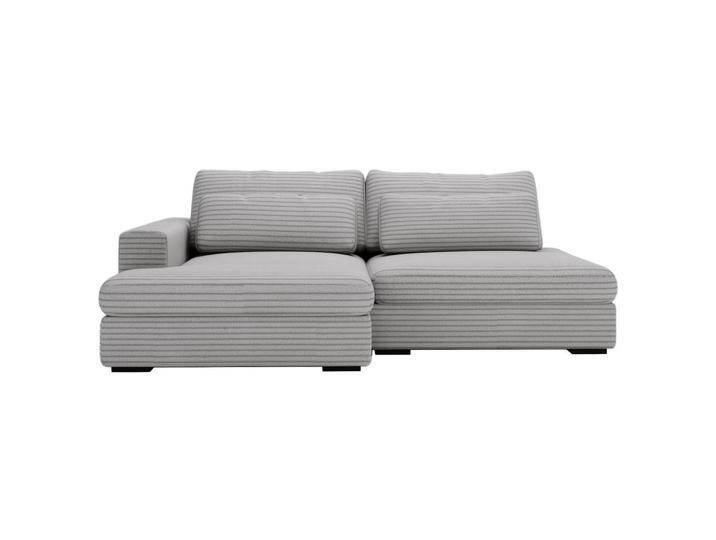 home24 ECKSOFA, Grau, 3-Sitzer, Füllung: Schaumstoffflocken,Schaumstoffflocken, Ottomane links, L-Form, 223x158 cm, Typenauswahl, Stoffauswahl, home24 ECKSOFA, Grau, 3-Sitzer, Füllung: Schaumstoffflocken,Schaumstoffflocken, Ottomane links, L-Form, 223x158 cm, Typenauswahl, Stoffauswahl, von home24