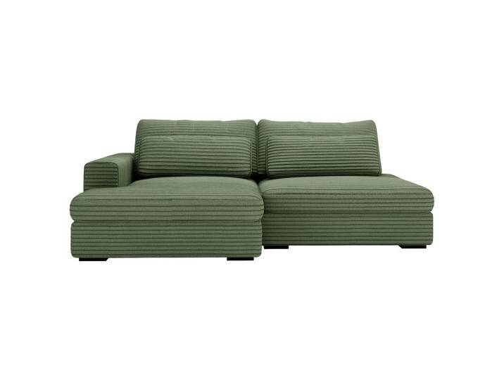 home24 ECKSOFA, Grün, 3-Sitzer, Füllung: Schaumstoffflocken,Schaumstoffflocken, Ottomane links, L-Form, 223x158 cm, Typenauswahl, Stoffauswahl, home24 ECKSOFA, Grün, 3-Sitzer, Füllung: Schaumstoffflocken,Schaumstoffflocken, Ottomane links, L-Form, 223x158 cm, Typenauswahl, Stoffauswahl, von home24