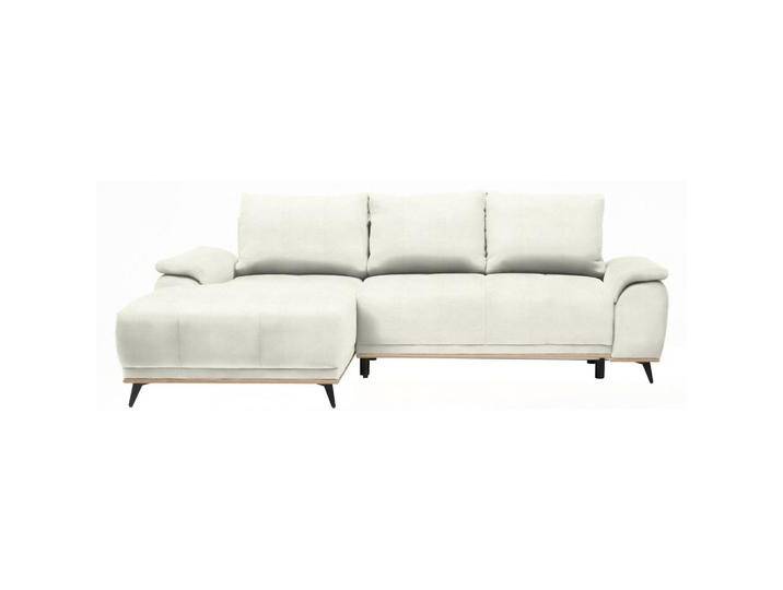 home24 ECKSOFA, Weiß, 3-Sitzer, Füllung: Schaumstoffflocken, Ottomane links, L-Form, 262x168 cm, Stoffauswahl, seitenverkehrt erhältlich, Schlafen auf home24 ECKSOFA, Weiß, 3-Sitzer, Füllung: Schaumstoffflocken, Ottomane links, L-Form, 262x168 cm, Stoffauswahl, seitenverkehrt erhältlich, Schlafen auf von home24