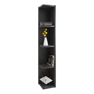 home24 Eckregal Honsa-Stand Spanplatte, beschichtet Schwarz/Schwarz 17 x 97 x 17cm home24 Eckregal Honsa-Stand Spanplatte, beschichtet Schwarz/Schwarz 17 x 97 x 17cm von home24