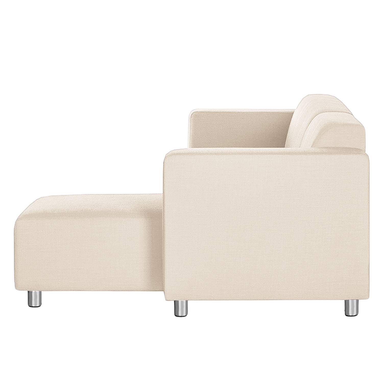 home24 Ecksofa Beige/Beige Webstoff 240 x 75 x 140cm Longchair davorstehend rechts Modern home24 Ecksofa Beige/Beige Webstoff 240 x 75 x 140cm Longchair davorstehend rechts Modern von home24