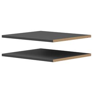 home24 Einlegeboden Hick 3 cm stark 2er-Set 42 x 3 x 36cm Grau/Graphit Spanplatte, foliert home24 Einlegeboden Hick 3 cm stark 2er-Set 42 x 3 x 36cm Grau/Graphit Spanplatte, foliert von home24