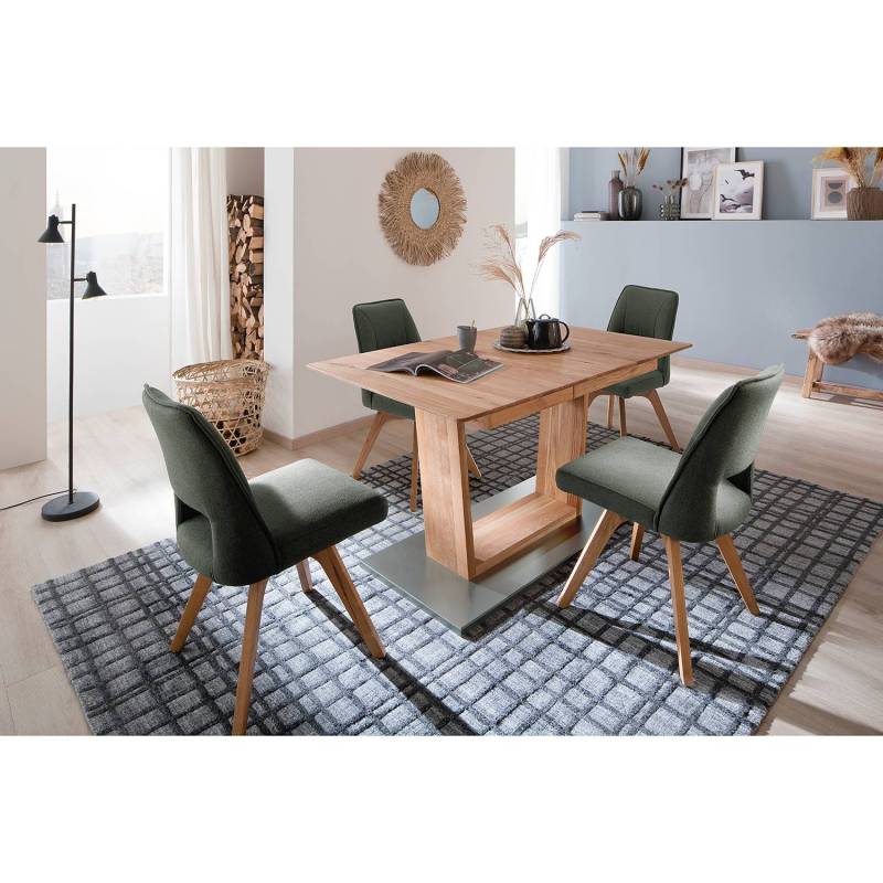 home24 Esstisch Dixiana 140cm Braun/Wildeiche Grau von home24