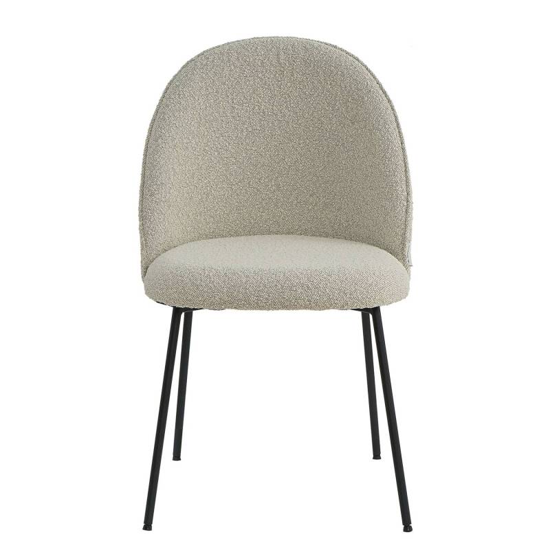home24 Esszimmerstuhl Byatt 2er-Set 50 x 84 x 48cm Beige/Beige von home24