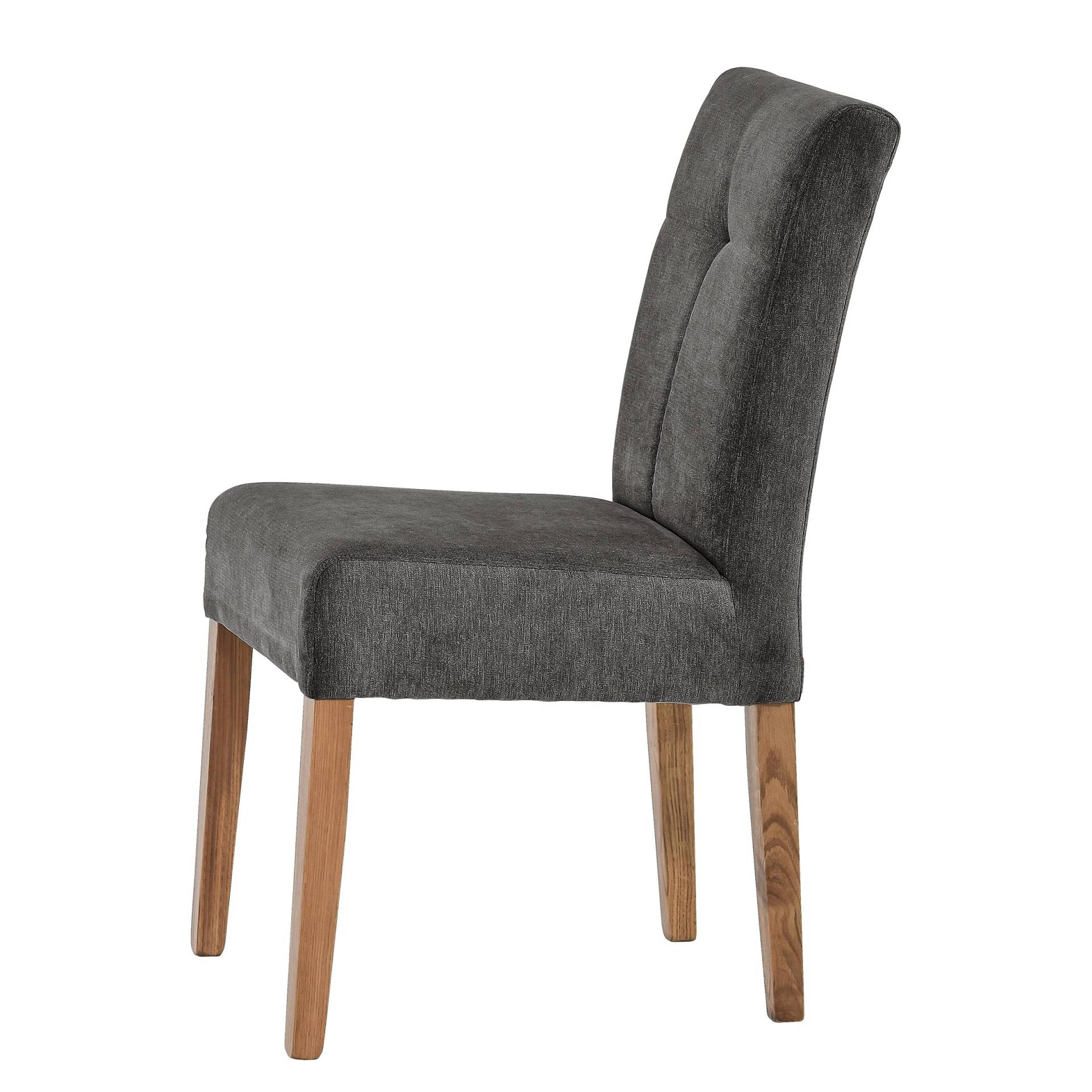 home24 Esszimmerstuhl Liata 2er-Set 49 x 91 x 66cm Grau/Dunkelbraun home24 Esszimmerstuhl Liata 2er-Set 49 x 91 x 66cm Grau/Dunkelbraun von home24