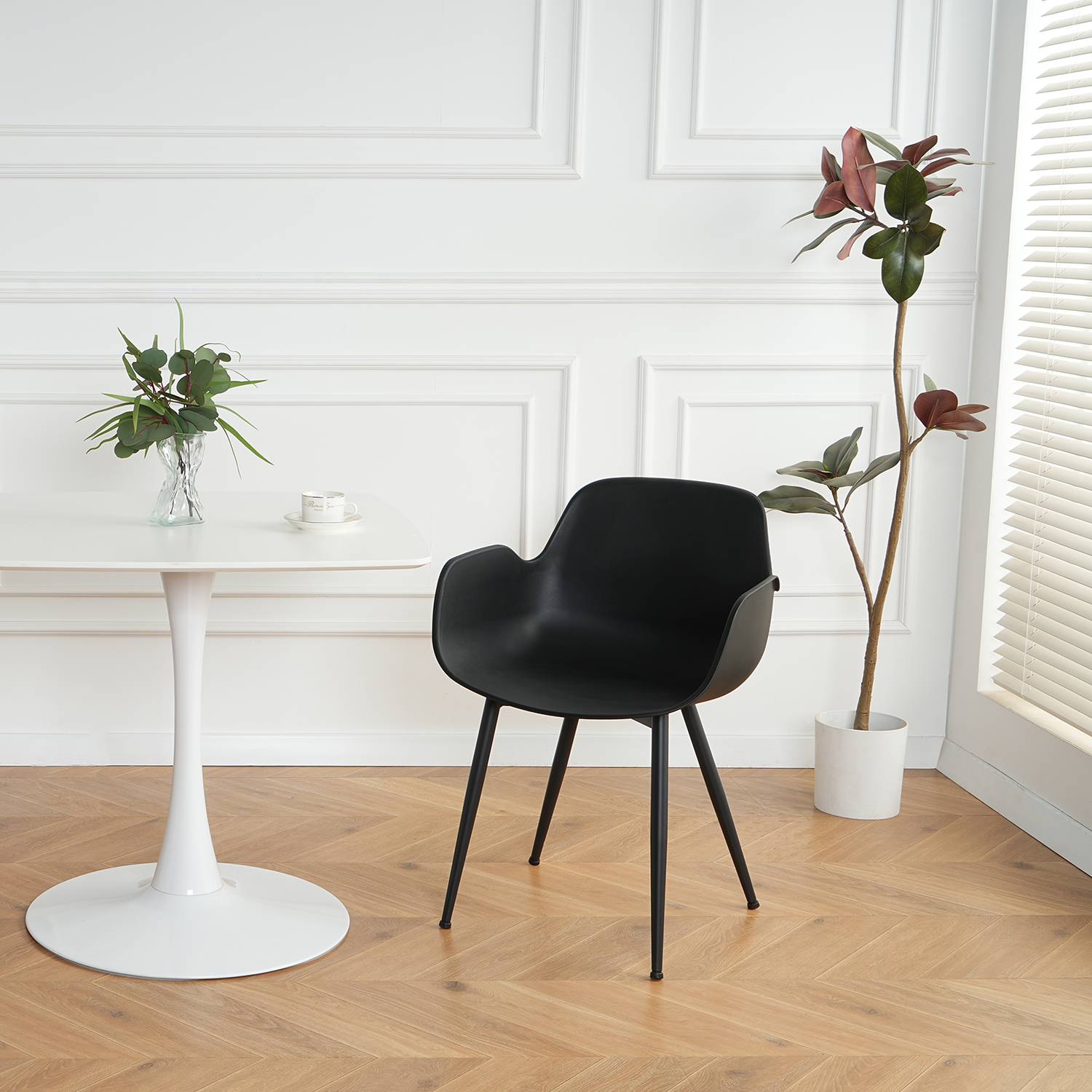 home24 Esszimmerstuhl Sandby 2er-Set 54 x 83 x 57cm Schwarz/Schwarz home24 Esszimmerstuhl Sandby 2er-Set 54 x 83 x 57cm Schwarz/Schwarz von home24