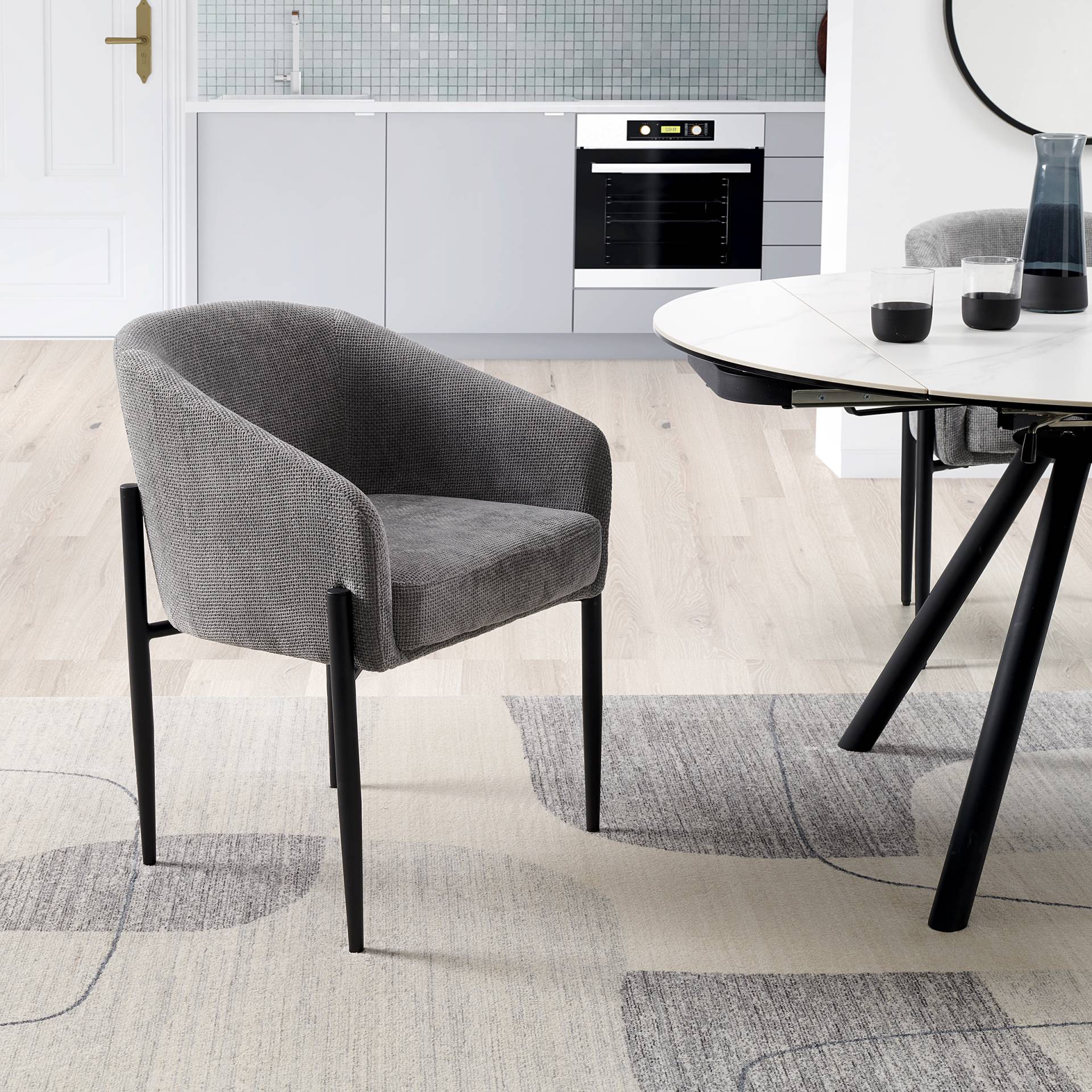 home24 Esszimmerstuhl Stensved 2er Set 57 x 78 x 61cm Grau/Grau home24 Esszimmerstuhl Stensved 2er Set 57 x 78 x 61cm Grau/Grau von home24