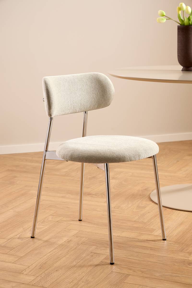 home24 Esszimmerstuhl Sukho 2er-Set 52 x 78 x 48cm Beige/Creme home24 Esszimmerstuhl Sukho 2er-Set 52 x 78 x 48cm Beige/Creme von home24