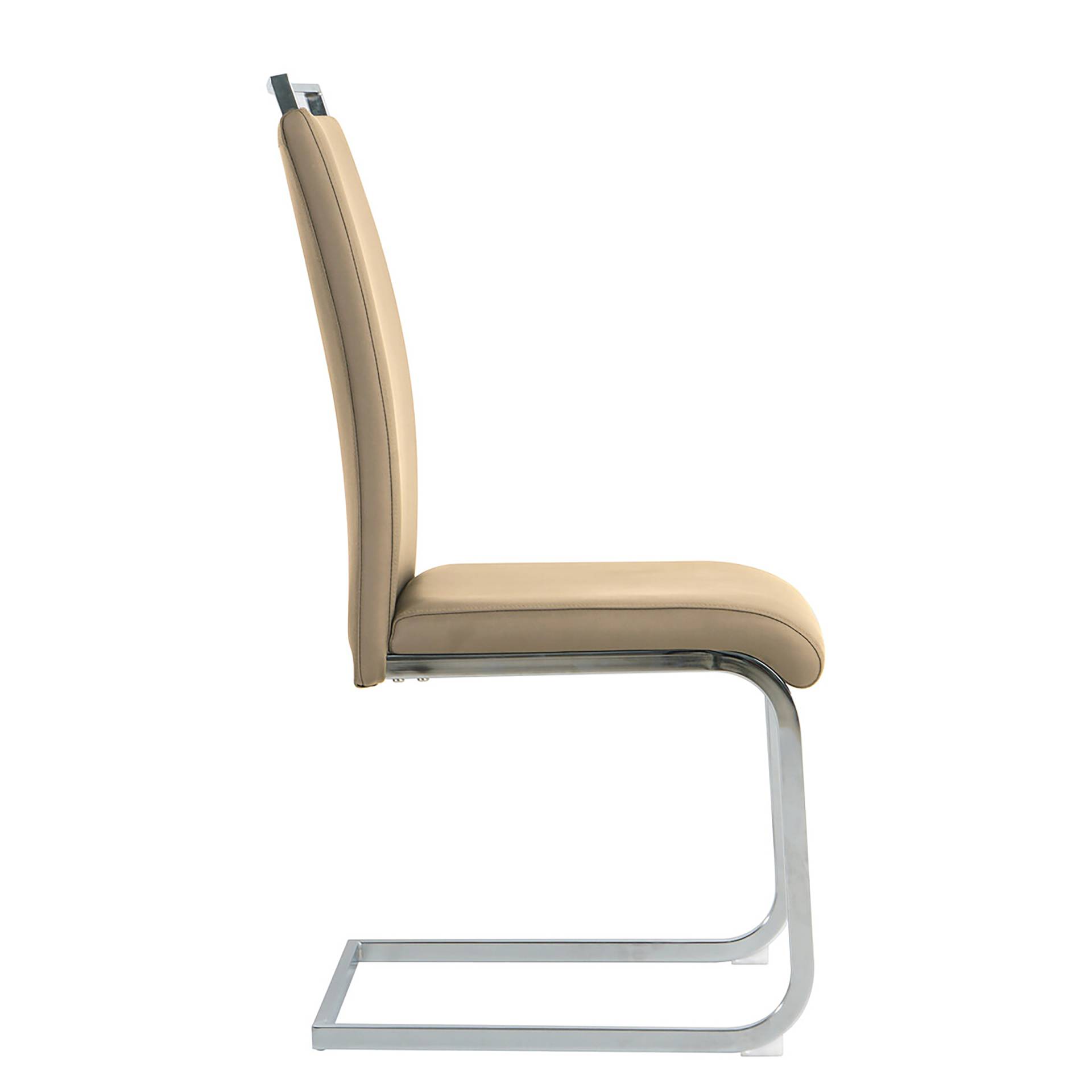 home24 Freischwinger Wonken 2er-Set 42 x 101 x 58cm Braun/Taupe home24 Freischwinger Wonken 2er-Set 42 x 101 x 58cm Braun/Taupe von home24