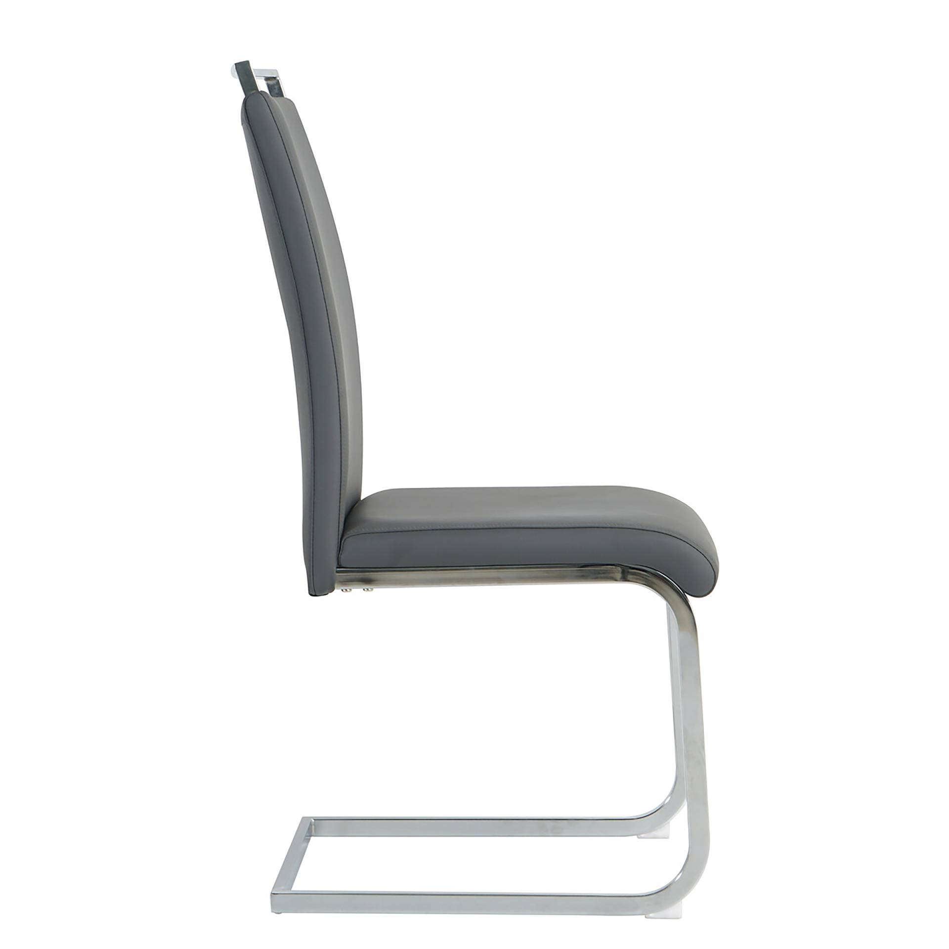 home24 Freischwinger Wonken 2er-Set 42 x 101 x 58cm Grau/Grau home24 Freischwinger Wonken 2er-Set 42 x 101 x 58cm Grau/Grau von home24