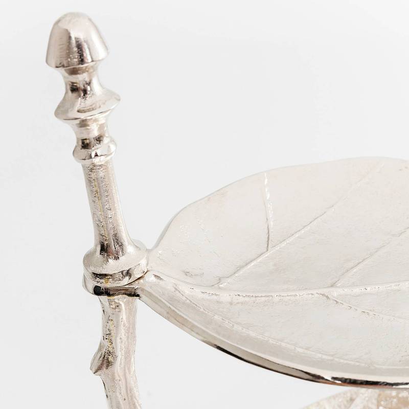 home24 Etagere 32 x 46 x 45cm Silber von home24