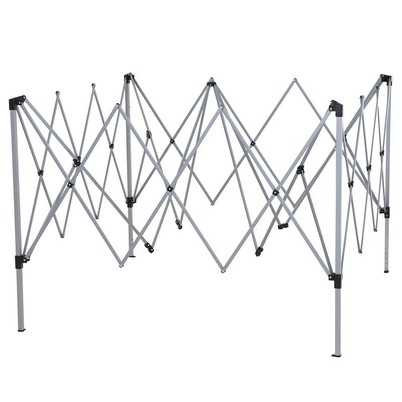 home24 Faltpavillon Starter Kunststoffart: Polyester PVC Material: Metall, Kunststoff Metallart: Aluminium Oberfläche Metall: Pulverbeschichtet 300 x von home24