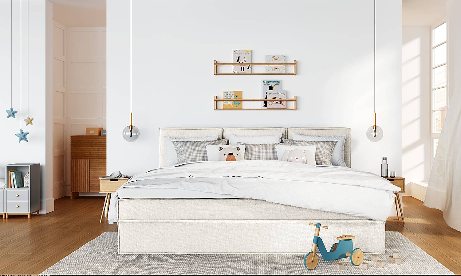 home24 Familienbett Boxspringbett 270 x 200cm Flachgewebe Weiß H3 home24 Familienbett Boxspringbett 270 x 200cm Flachgewebe Weiß H3 von home24